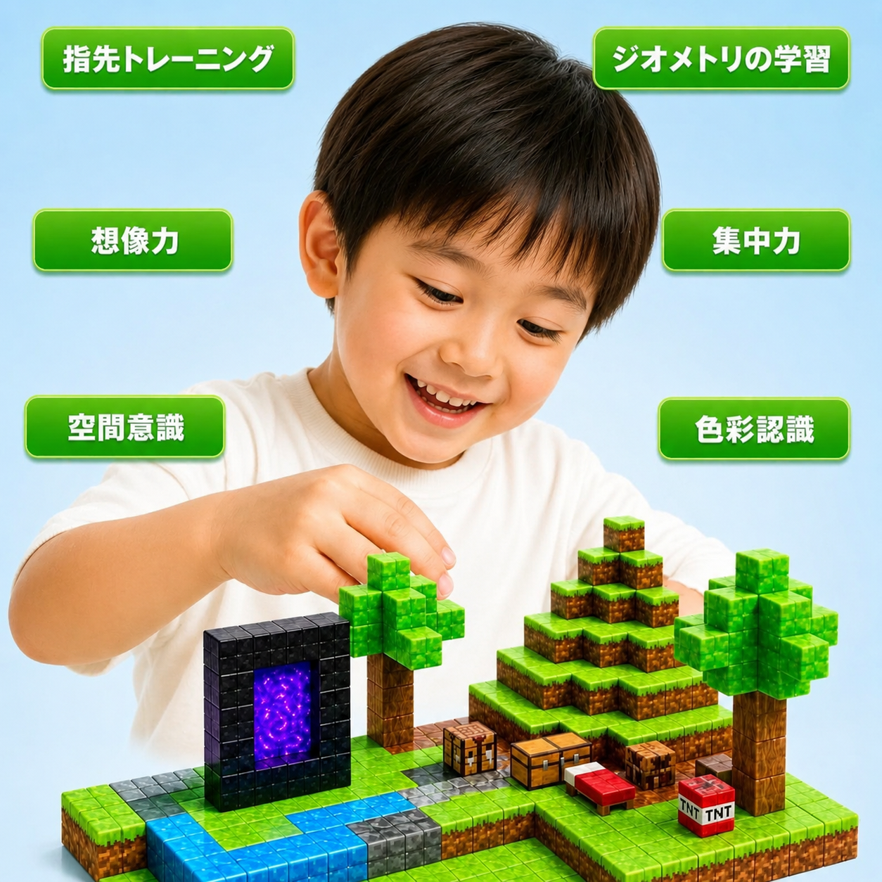 KIRAMEKU™ カチッと簡単。遊びながら“考える力”が育つ知育磁石ブロック