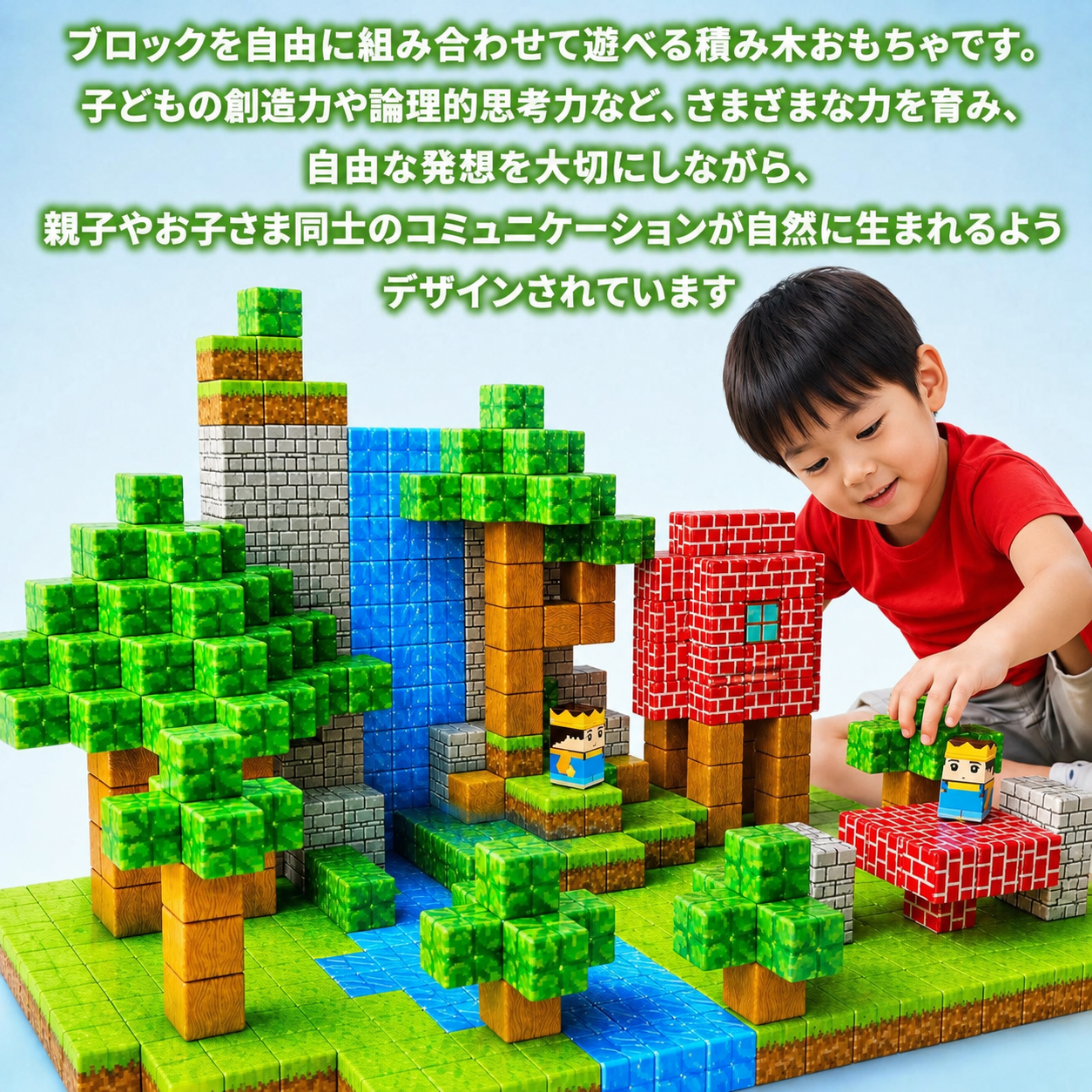 KIRAMEKU™ カチッと簡単。遊びながら“考える力”が育つ知育磁石ブロック