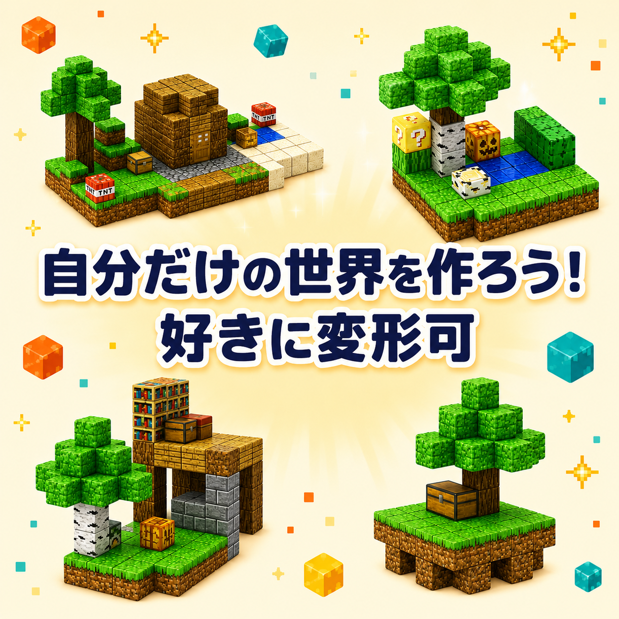 KIRAMEKU™ カチッと簡単。遊びながら“考える力”が育つ知育磁石ブロック